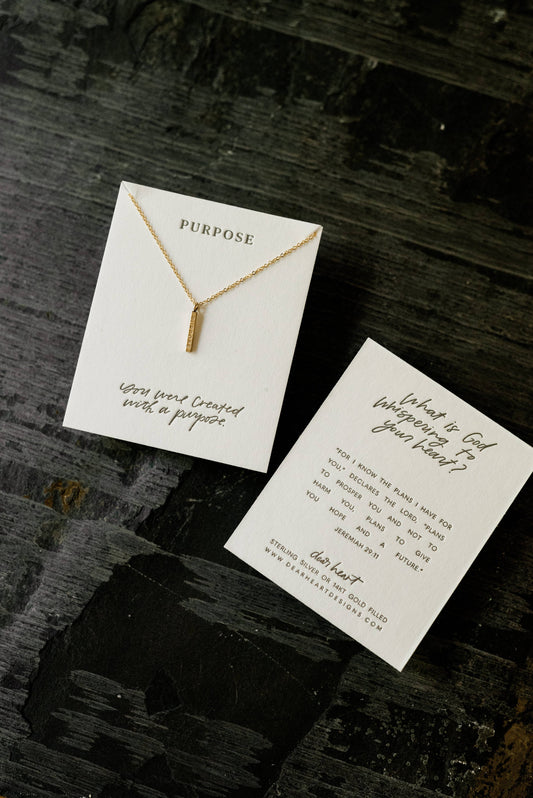 Purpose Whispers Necklace | Christian Jewelry | Gift