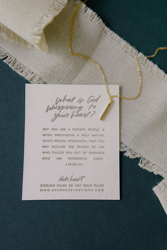 Treasured Whispers Necklace | Christian Gift Jewelry