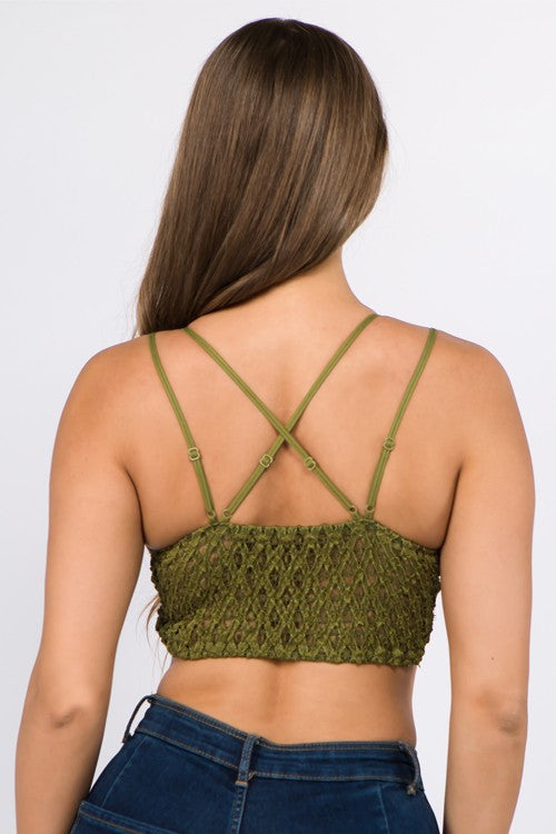 Wild at Heart Bralette | Harbor Blue