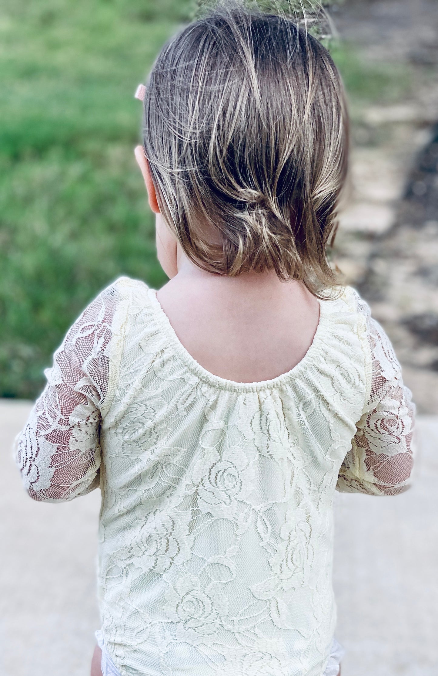 Lace Leotard | Cream