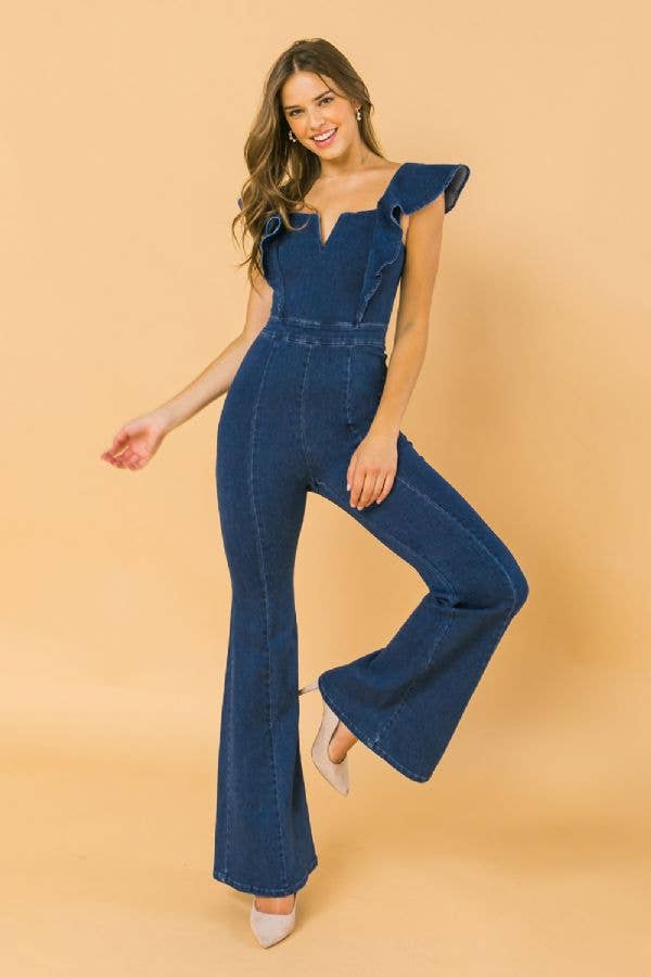 Chelsey DENIM JUMPSUIT
