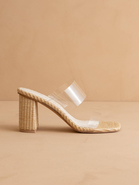 Francee Raffia Heel