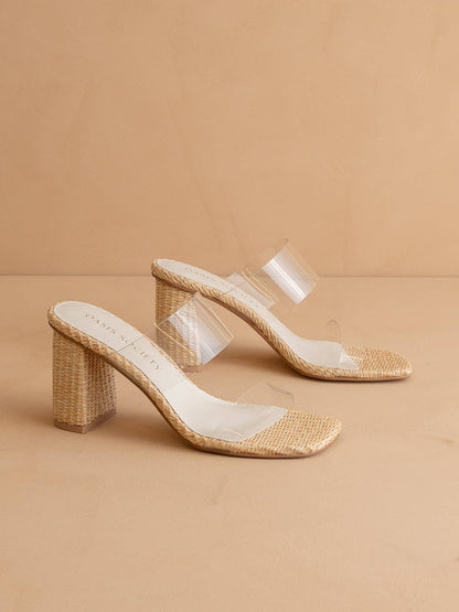 Francee Raffia Heel