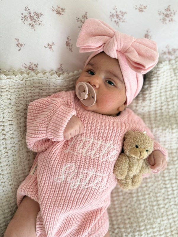 Sibling Announcement Romper - Sister or Brother