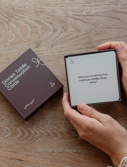 Dinner Table Conversation Cards -Family