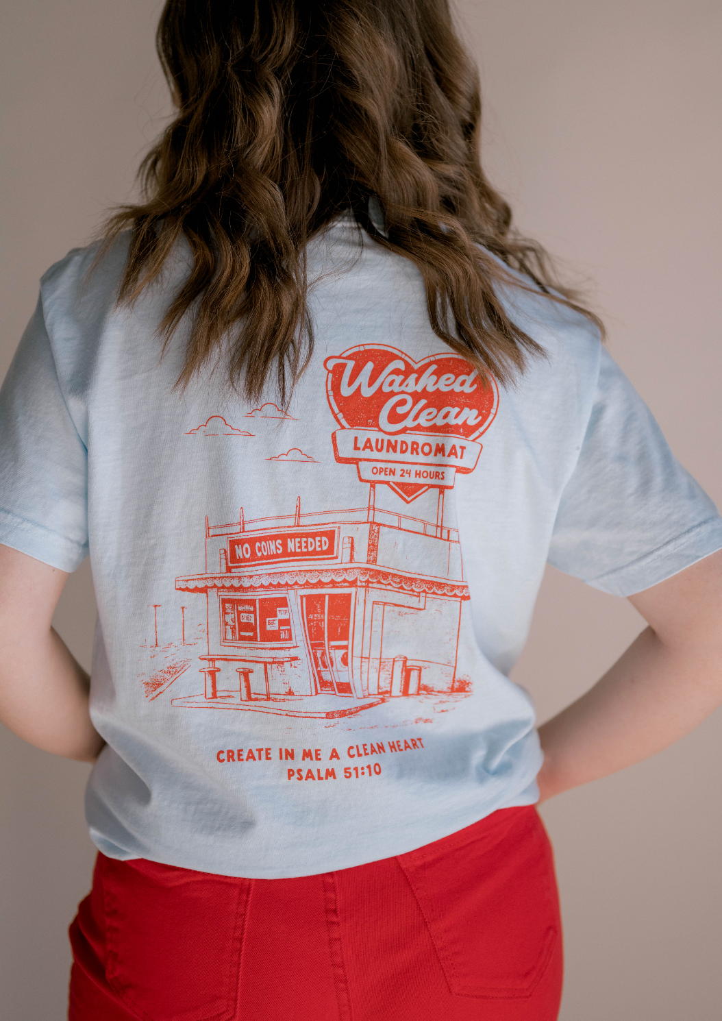 Washed Clean Tee | Christian Tee