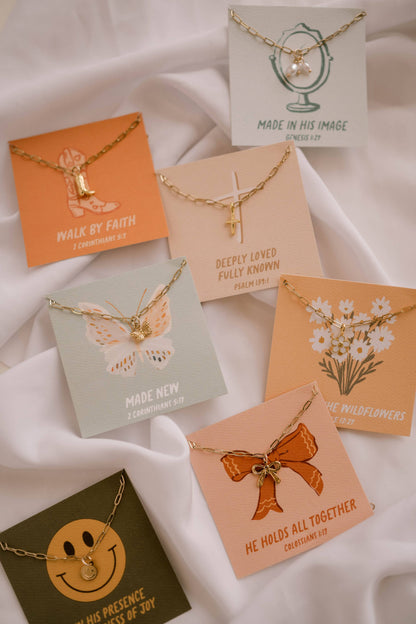 Fullness of Joy Charm Necklace I Christian Jewelry