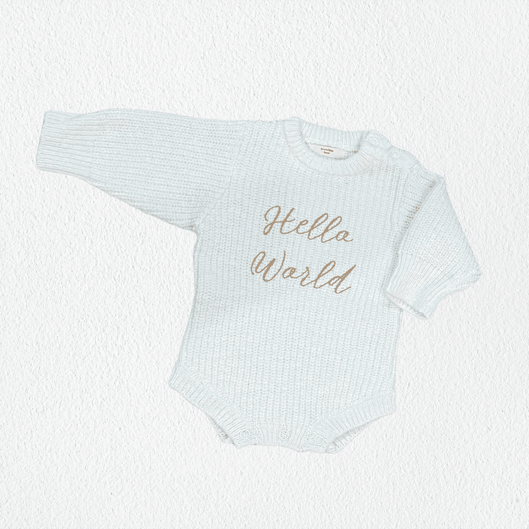 Hello World Coming Home Romper