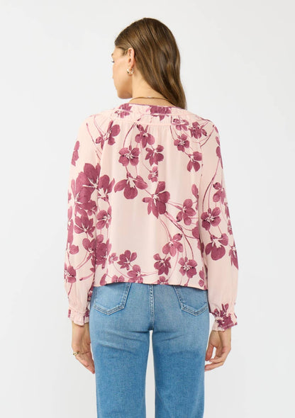 In Between Floral Blouse