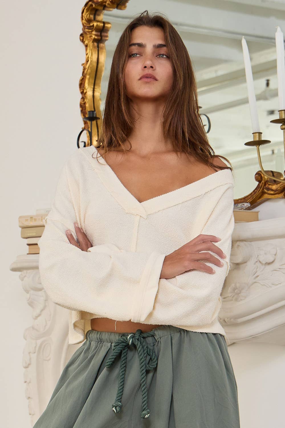 June Pullover Crop Top