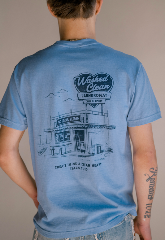 Washed Clean Tee Men's | Christian Tee 
