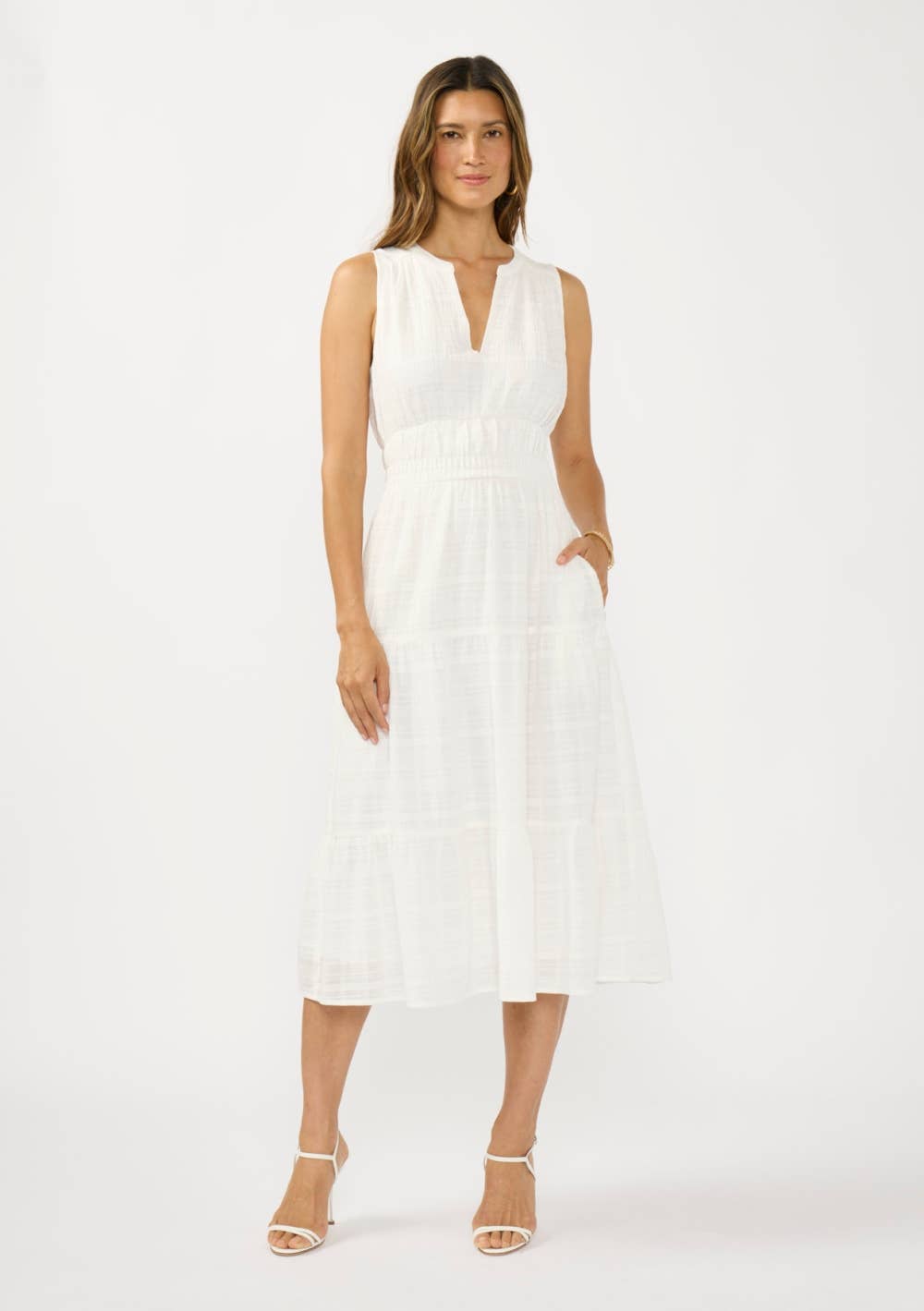 Meg Midi Dress with Pockets