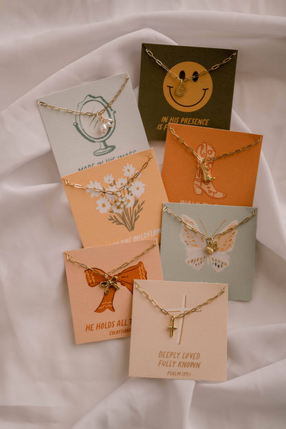 Deeply Loved Fully Known Charm Necklace I Christian Jewelry