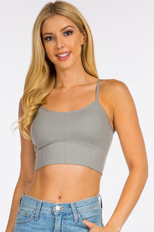 Seamless Long Line Bralette (4 Colors Available)