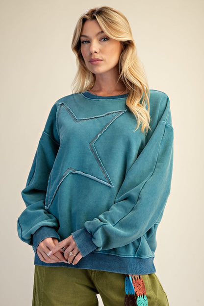 Feelin’ Free Star Top (Teal )