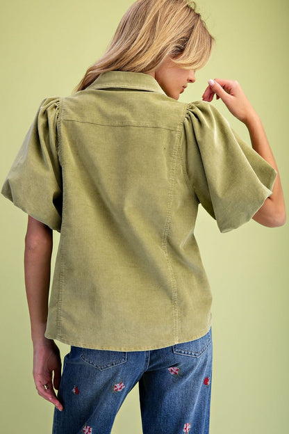 Sweet Melody Corduroy Top
