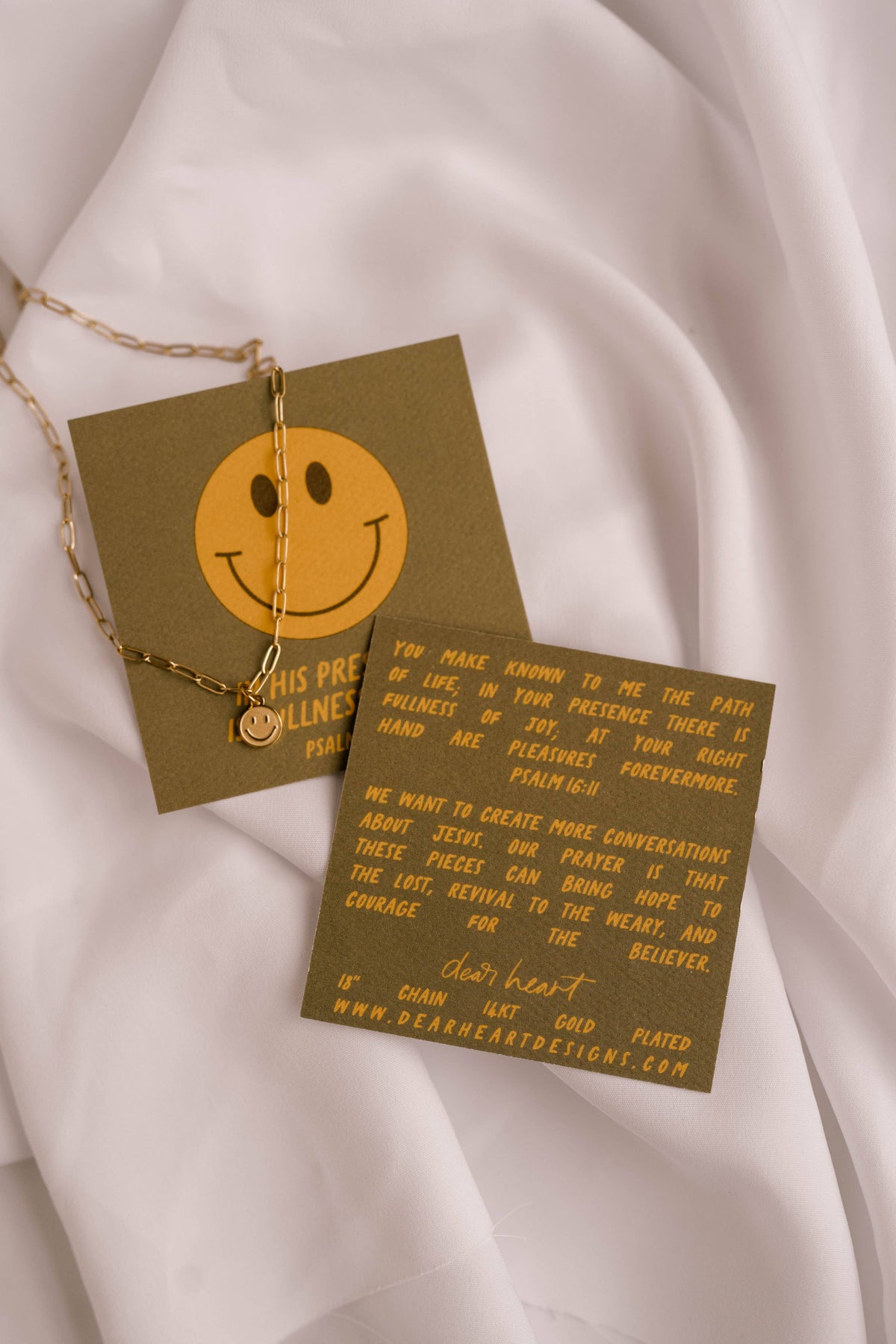 Fullness of Joy Charm Necklace I Christian Jewelry
