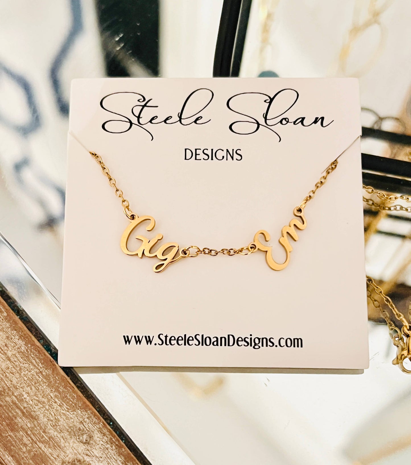 Gig Em Necklace