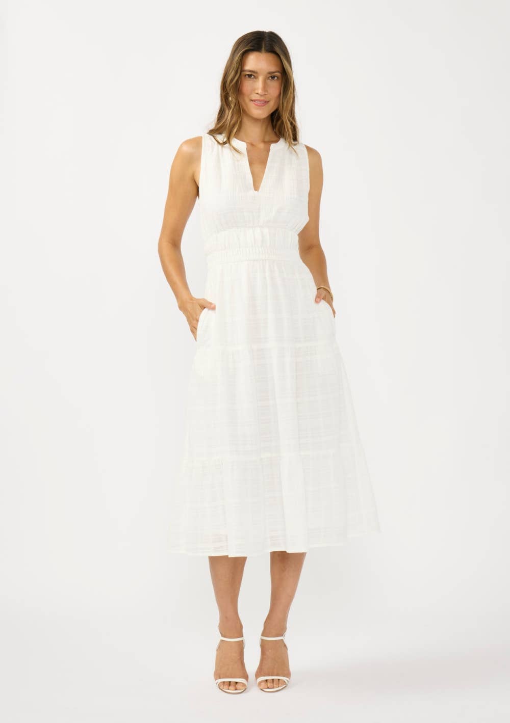 Meg Midi Dress with Pockets