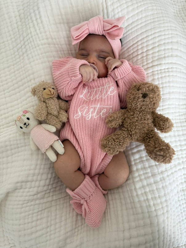 Sibling Announcement Romper - Sister or Brother