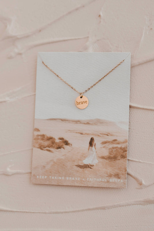 Brave Disc Necklace