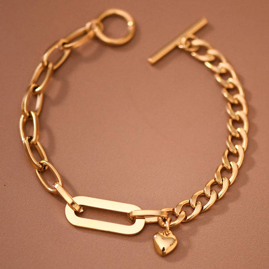 18K Gold Plated Link Bracelet