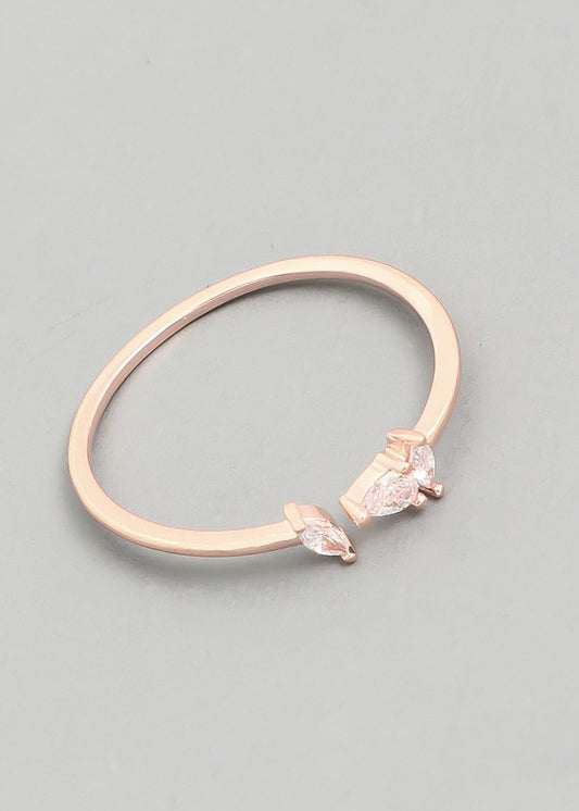 Dainty Marquise Open Ring