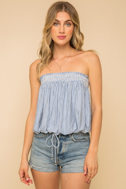 Love Happens Tube Top (Blue)
