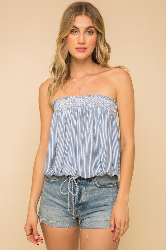 Love Happens Tube Top (Blue)