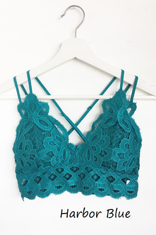 Wild at Heart Bralette | Harbor Blue