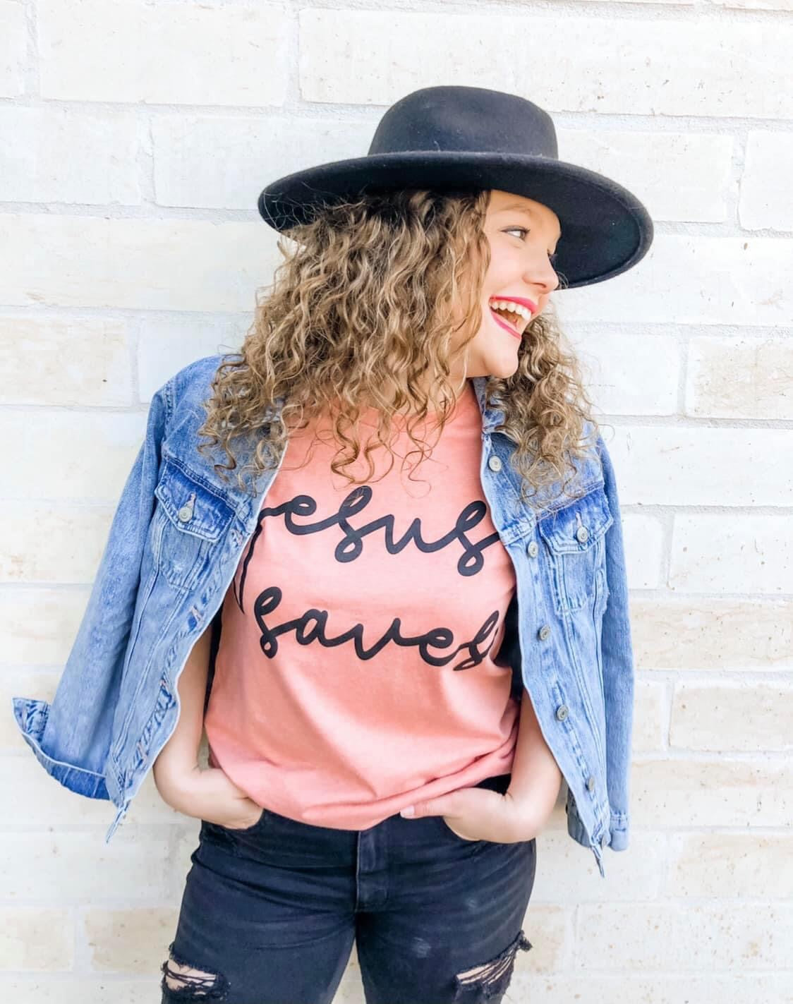 Jesus Saves Graphic Tee