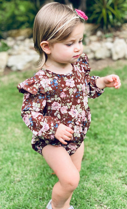 Rhodes Bubble Shorty Romper | November Nuetrals