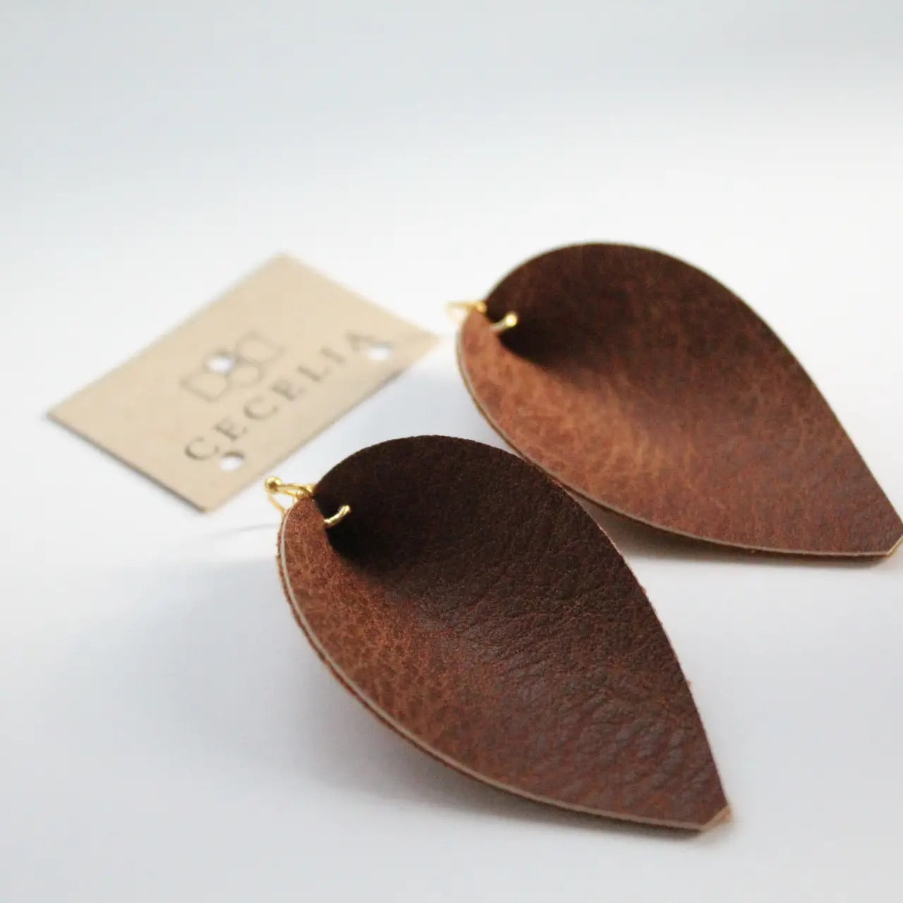 Joanna Leather Earring (Natural)